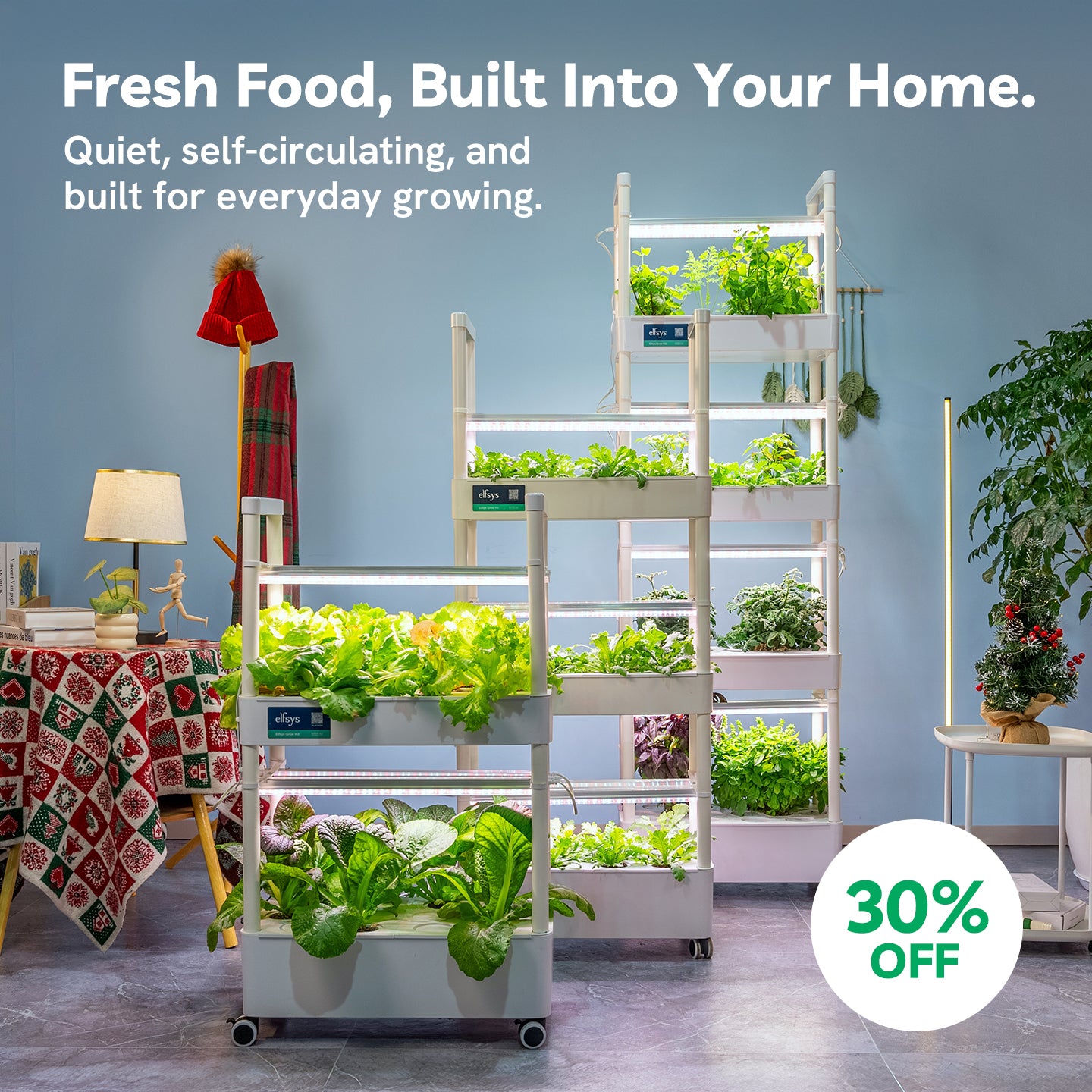 Elfsys Grow Kit V1.4 - 2 Layers -  Grow 28 Plants At Once
